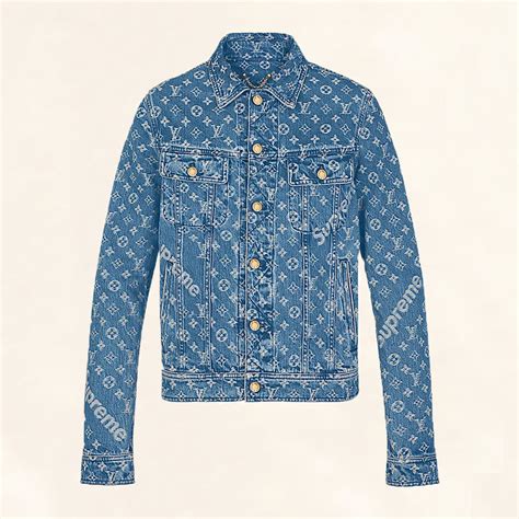 louis vuitton monogram winter jacket|louis Vuitton Monogram denim jacket.